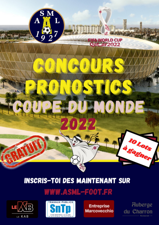 CONCOURS PRONOSTICS COUPE DU MONDE 2022