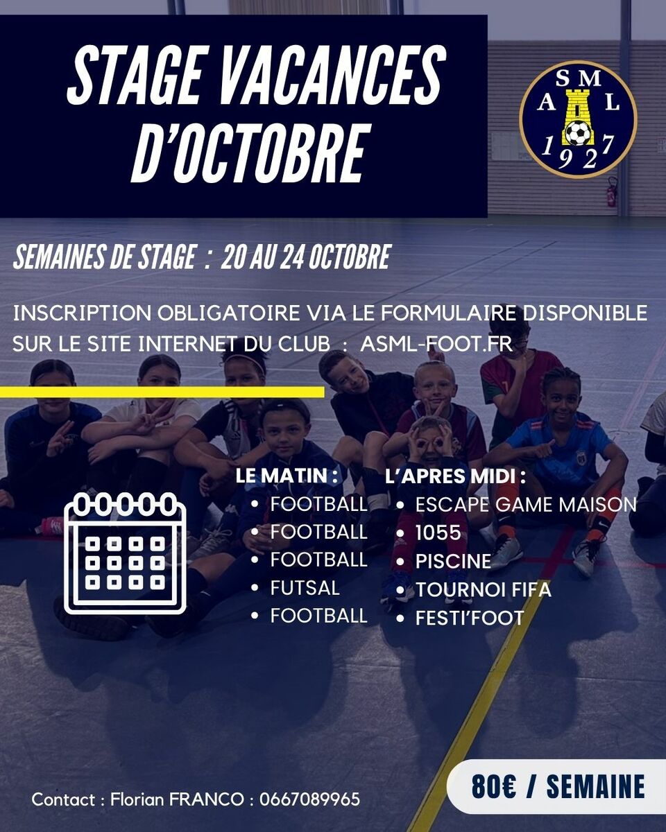 STAGE VACANCES