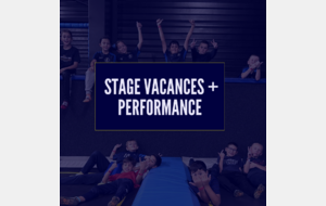 Le stage vacances et Perf' sont disponibles