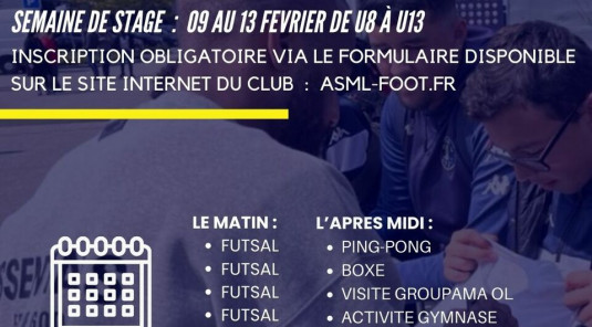 STAGES VACANCES FEVRIER